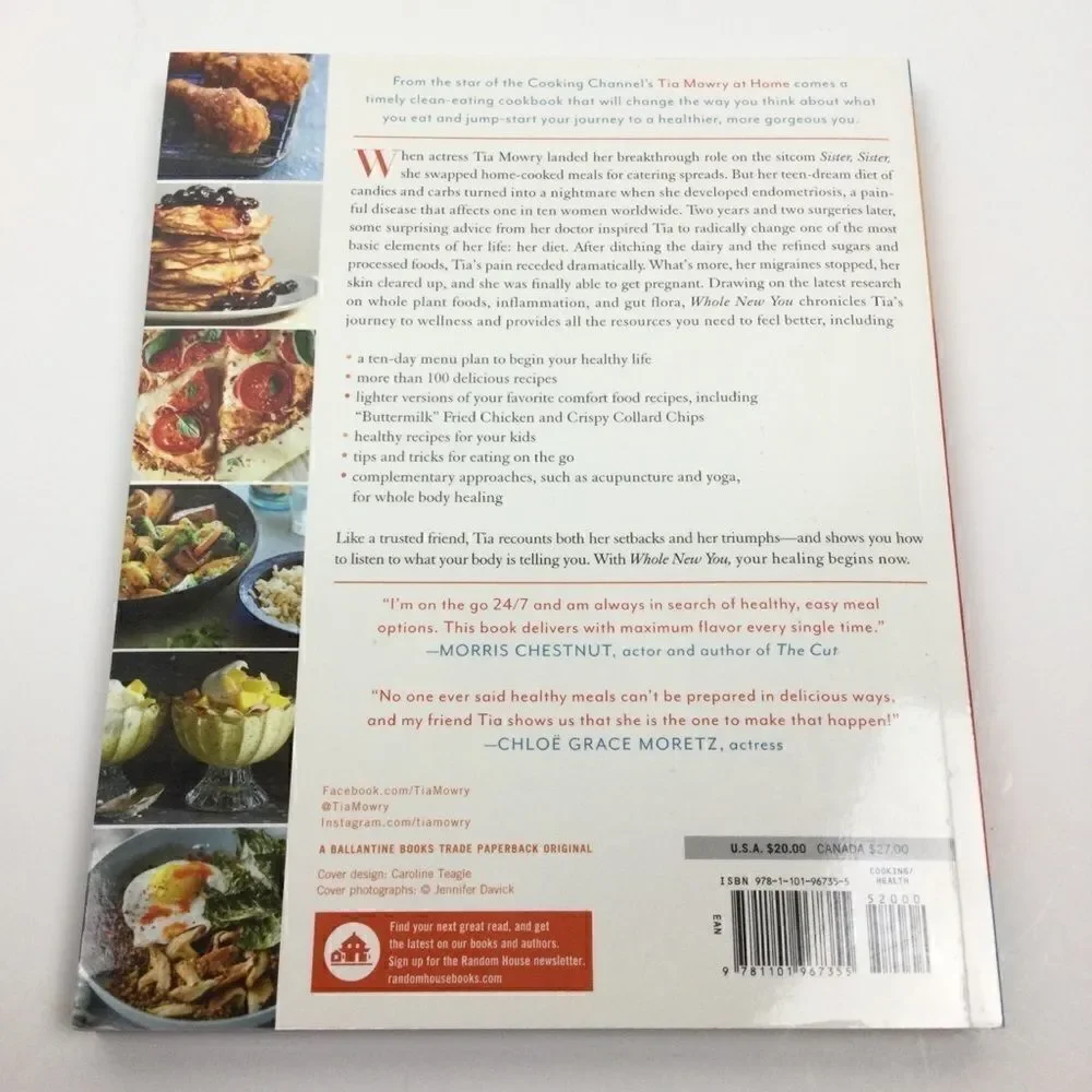 Cookbook, Whole New You Cookbook by Tia Mowry‎